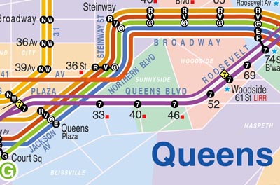 New NY subway map