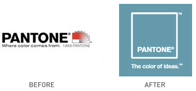 Pantone rebranding (by Advertising/Design Goodness)